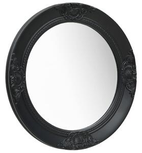 Wall Mirror Baroque Style 50 cm Black
