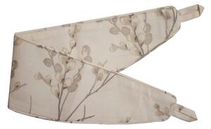 Laura Ashley Pussy Willow 66cm Tieback Off white-Dove grey
