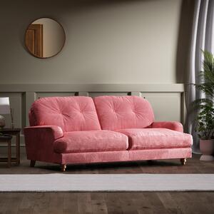Martha Vintage Chenille 3 Seater Sofa Berry (Pink)