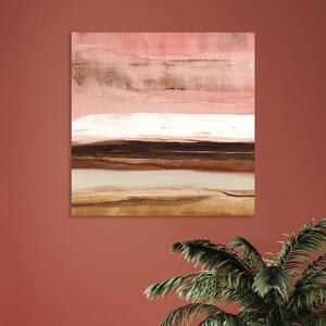 The Art Group Solace In Gold No.2 Canvas Red