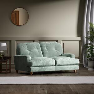 Martha 2 Seater Sofa, Vintage Soft Chenille Aqua