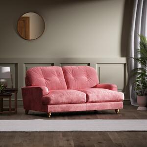 Martha Vintage Soft Chenille 2 Seater Sofa Pink