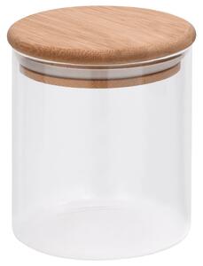 Storage Glass Jars with Bamboo Lid 6 pcs 600 ml