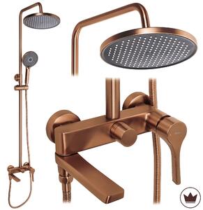 Shower set PREMIUM Rea Maxim Brush Copper