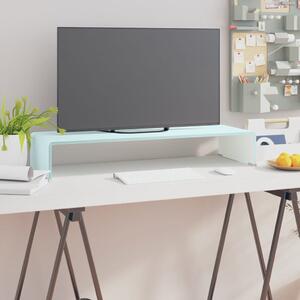 TV Stand/Monitor Riser Glass Green 80x30x13 cm