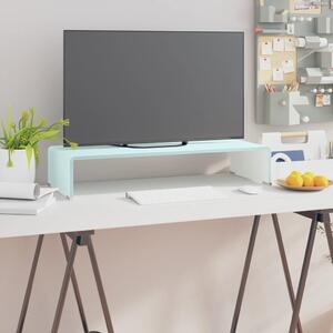 TV Stand/Monitor Riser Glass Green 70x30x13 cm