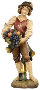 Boy with fruit
