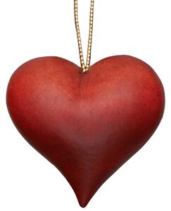 Wooden heart decoration