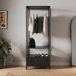 Helga Metal Open Wardrobe