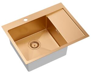 Stainless steel sink RUSSEL 116 Copper