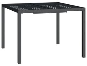 Garden Table Anthracite 100x100x72 cm Steel