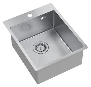 Stainless steel sink RUSSEL 90 BRUSH NICKEL