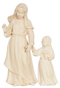 Shepherdess with girl for Nativity scene - Advent