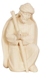 Shepherd kneeling praying for Nativity scene - Advent