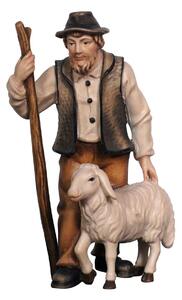 Shepherd with sheep and stick for Nativity scene - Homeland