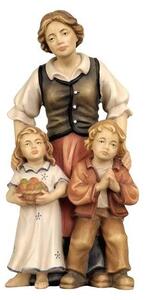 Shepherdess with 2 children for Nativity scene - Homeland