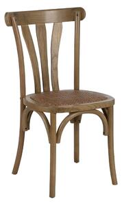 Dining Chair Natural Rattan Elm wood 48 x 47 x 88,5 cm