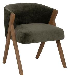 Dining Chair Polyester Wood Foam 58 x 59,5 x 68,5 cm