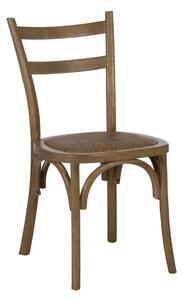 Dining Chair Natural Rattan Elm wood 45 x 54 x 88,5 cm