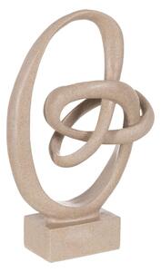 Decorative Figure Beige Abstract 29 x 13,5 x 42 cm