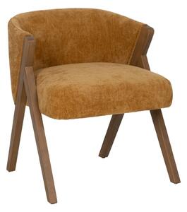 Dining Chair Polyester Wood Foam 58 x 59,5 x 68,5 cm