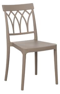 Dining Chair Taupe 42 x 54 x 83 cm