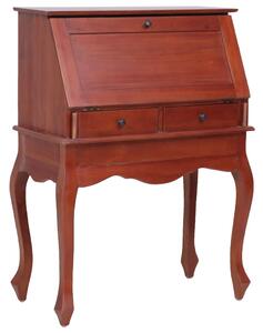Secretary Desk Brown 78x42x103 cm Solid Mahogany Wood