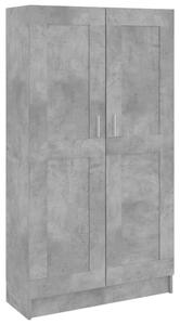 Book Cabinet Concrete Grey 82.5x30.5x150 cm Engineered Wood