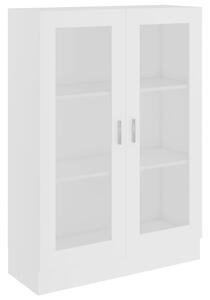 Vitrine Cabinet White 82.5x30.5x115 cm Engineered Wood