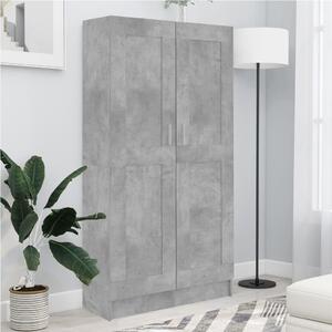 Book Cabinet Concrete Grey 82.5x30.5x150 cm Engineered Wood