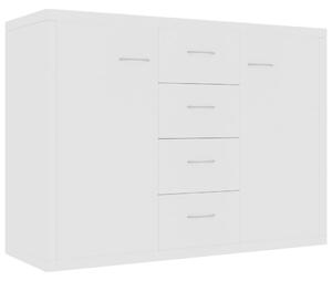 Sideboard White 88x30x65 cm Engineered Wood