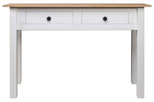 Console Table White 110x40x72 cm Solid Pine Wood Panama Range