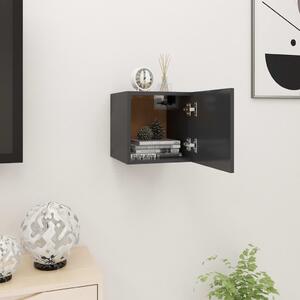 Wall Mounted TV Cabinet Grey 30.5x30x30 cm