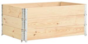 Raised Beds 3 pcs 100x150 cm Solid Pine Wood (310059)
