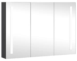 LED Bathroom Mirror Cabinet 89x14x62 cm