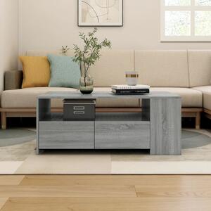 Coffee Table Grey Sonoma 102x55x42 cm Engineered Wood