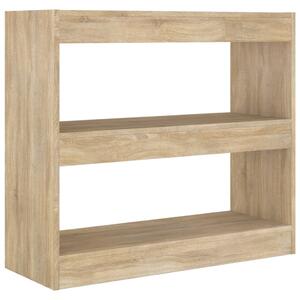 Book Cabinet/Room Divider Sonoma Oak 80x30x72 cm