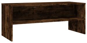 TV Cabinet Smoked Oak 100x40x40 cm Engineered Wood