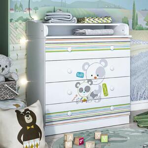 Shefa Kids 800 Changing Dresser - Pandas