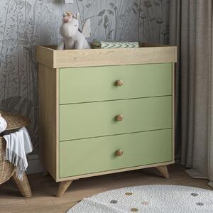Shefa Kids 890 Changing Dresser - Pistachio Green