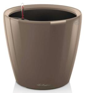 LECHUZA Planter Classico 43 LS ALL-IN-ONE Taupe High Gloss 16085