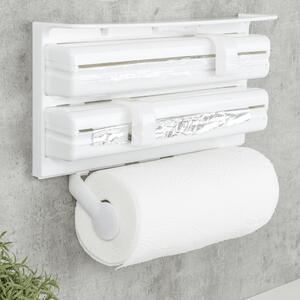 HI Wall Mounted Roll Holder Wte