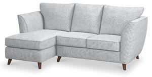 Tamsin 3 Seater Fabric Chaise Sofa | Retro Modern Couch | Roseland