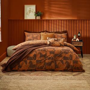 Furn Herve Reversible Duvet Cover and Pillowcase Set