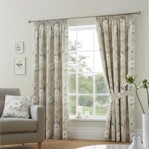 Dreams & Drapes Eve Ready Made Pencil Pleat Curtains Natural