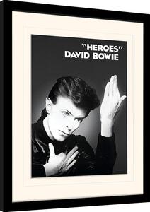 Framed poster David Bowie - Heroes