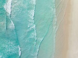 Photography Waves from the Southern Ocean washing, Abstract Aerial Art