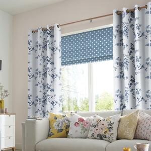 Cath Kidston Birds And Roses Made To Measure Curtains Blue
