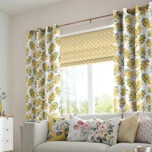 Cath Kidston Mimosa Flower Made To Measure Curtains Citrine