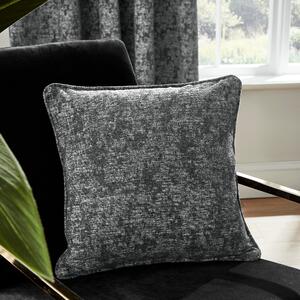 Mottled Chenille Cushion Grey